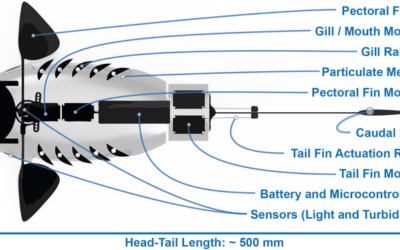 A robotic fish that eats harmful microplastics (such as glitter)